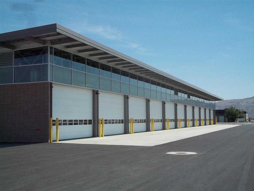 RTIA Snow removal building. Photography By Vance Fox